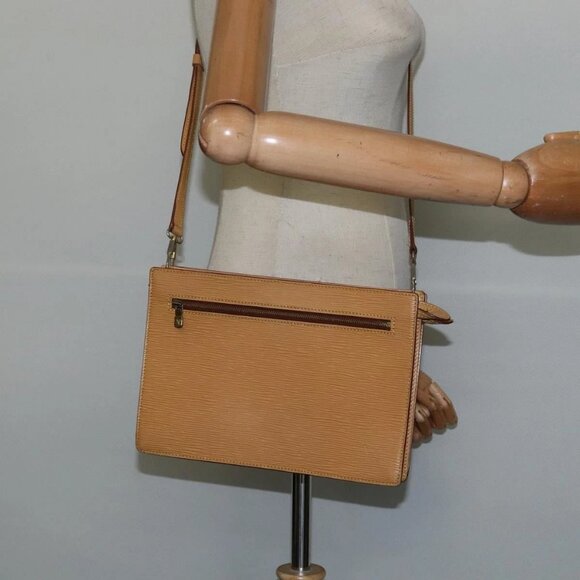 Louis Vuitton Handbags - LOUIS VUITTON Epi Angian Shoulder Bag Beige M52116 LV Auth 147346